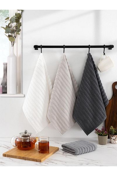 Karna Home Ramla High Absorbent Waffle Kitchen Towel 40X65 cm