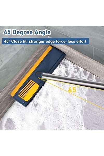 COOYA Cleaning Brush, With Squeegee and Extendable Handle for Bathroom, Bathtub and Ceramic Tile