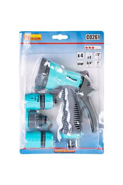 richmann Garden spray gun, shower type, 9 modes, plastic, with accessories, Richmann