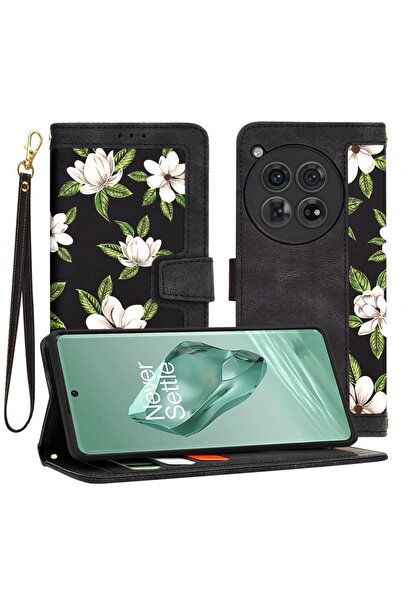 Techsuit Husă pentru OnePlus 12 - FlipCraft - Flori ale Zorilor