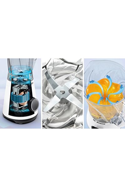 Bosch Blender | MMB6141W VitaPower Seria 4 | De masă | 1200 W | Material recipient Tritan