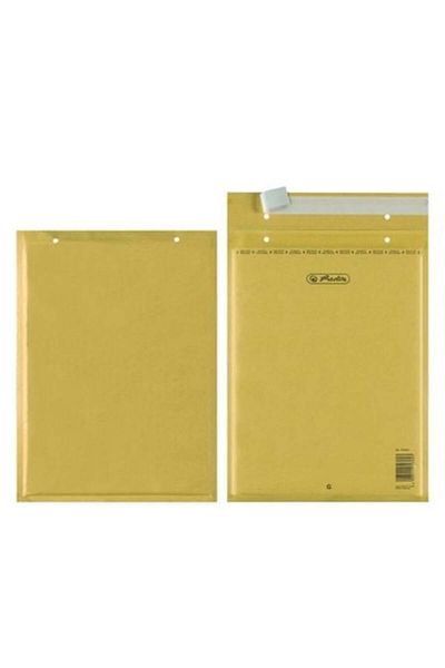 Herlitz Plic cu bule, dimensiuni 250x340mm, autoadeziv, culoare maro, set de 10