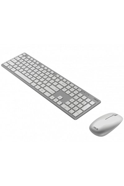 ASUS W5000 | Zestaw klawiatura i mysz | Bezprzewodowy | USA | Biały