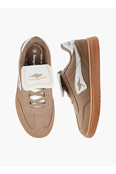 Kangaroos Boys' Logo Applique Sports Shoes with Hook and Loop Closure