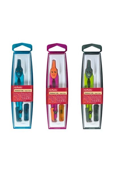 Herlitz Compass, Material Plastic, Assorted Colors