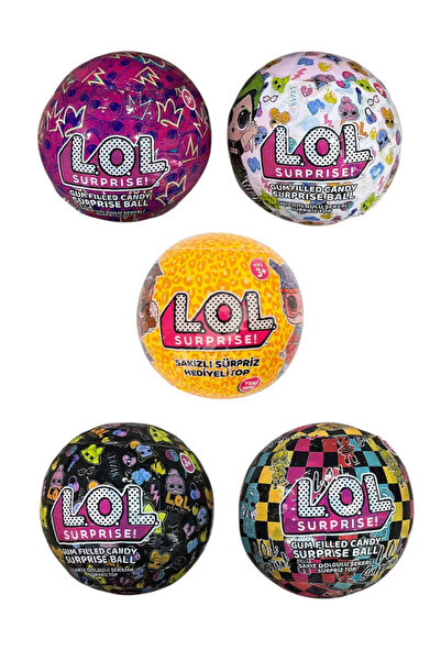 Gayoor LOL SÜRPRİZ SAKIZLI HEDİYE TOPU 15GR - BEŞLİ