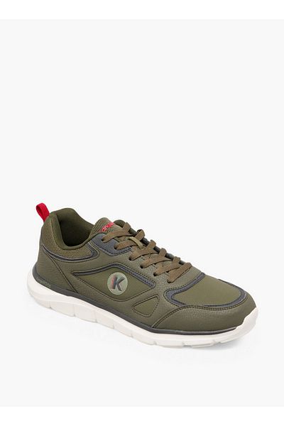 Kangaroos Men's Panelled Lace-Up Closure Sports Shoes