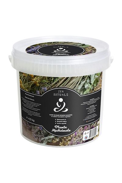 OEM Sare de baie Epsom cu uleiuri esențiale din plante medicinale, sare de baie Zen, 4,5 kg