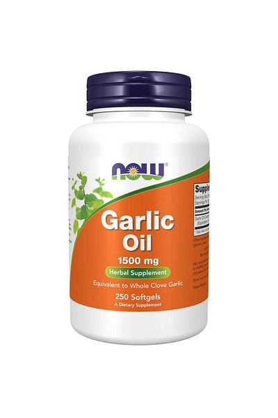 Now Garlic Oil 1500 Mg Softgels 250S