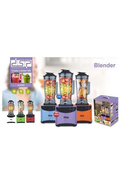 DSP Electric Blender – 1800 Watts, 2 Liters – Model KJ2099