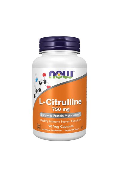 Now Citrulline 750 Mg Caps 90S