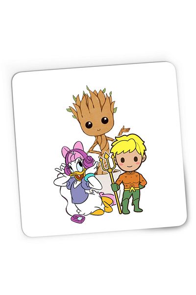 OEM Mousepad Gaming Aquaman Baby Groot Daisy Duck Cartoon, 21x19 см