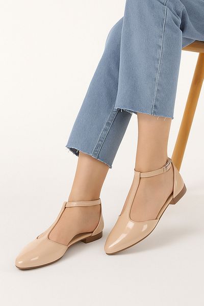 apelles Shoes Daily Women's Flats with Ankle Belt