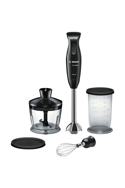 Bosch | CleverMixx MSM2650B | Blender | Hand Blender | 600 W | Number of speeds 12 | Chopper | Black