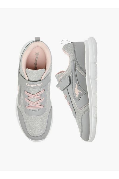 Kangaroos حذاء رياضي نسائي مقسم إلى أجزاء مع إغلاق بخطاف وحلقة