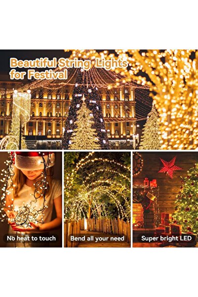 genric String Light for Festival LED Fairy Light (50 Meter , Warm White) Rama...