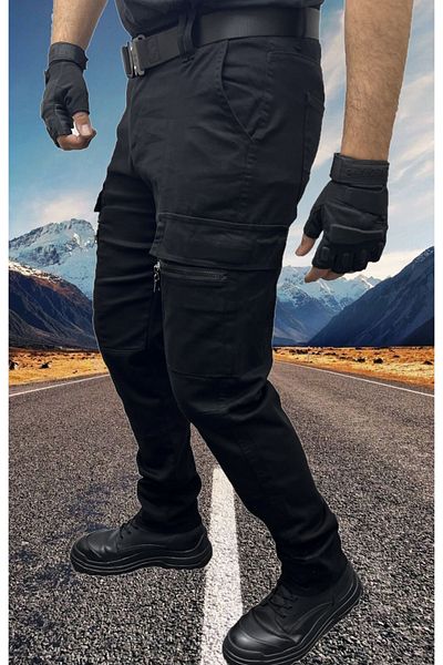 Polviton Men's Cargo Pants Tactical Outdoor Combat with Pockets