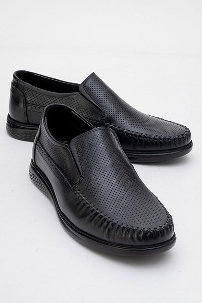 maximoda Естествена кожа, напълно анатомични, летни, перфорирани, мъжки обувки без връзки, вътрешна и външна кожа
