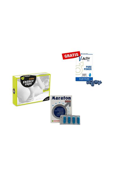 LOVENTA Vitality Promo Package: 4 Marathon, 5 V-Activ and 2 Active Energy Caps FREE
