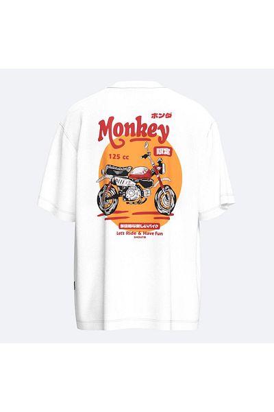 Shout Monkey 125cc Oversize Unisex T-Shirt