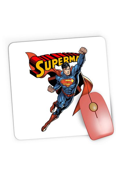 OEM Mousepad Gaming Superman Vintage Logo Supranatural Fantasy American, 21x19 см