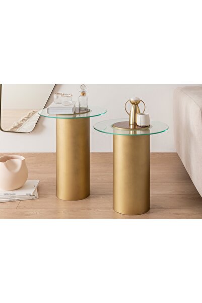 Vivense CARMEN ZİGON SEHPA, PİRİNÇ ESKİTME