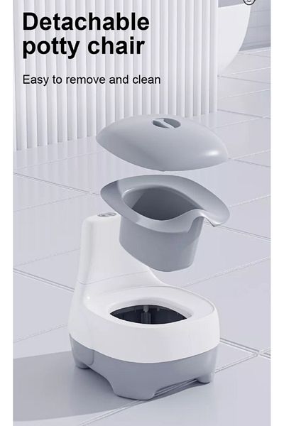 Little Mom Little Mom Grey Elephant Musical Potty