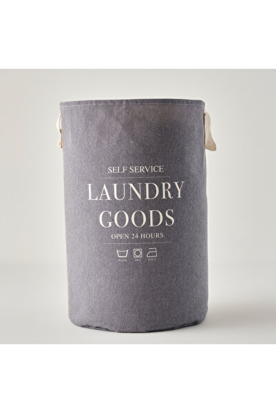 Bella Maison Laundry Goods Çamaşır Sepeti Füme (36x50 cm)