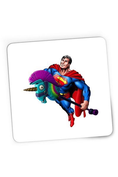 OEM Mousepad Gaming Superman Fortnite Horse Colorfull Troll Fly Happy Smilling, 21x19 см