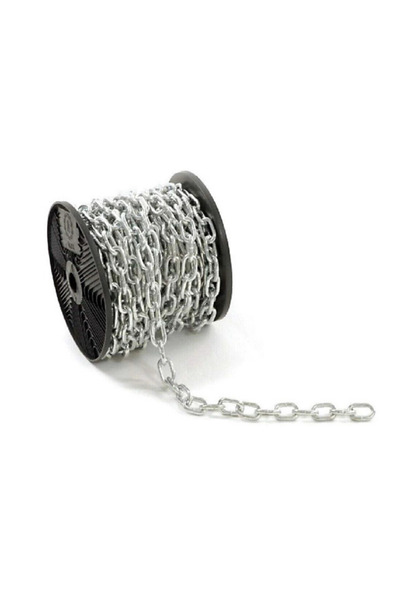 EgeÇelikHalat 3mm 5 Metre Elektro Galvaniz Zincir Düz Zincir Çok Amaçlı Kullanım
