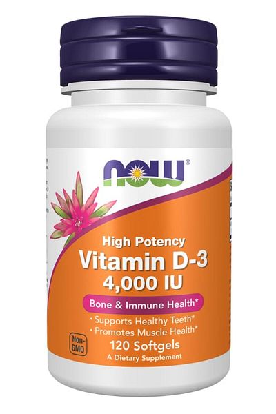 Now Vitamin D 3 4000 Iu 120S