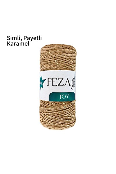 Feza JOY Șnur de hârtie cu paiete argintii 200gr