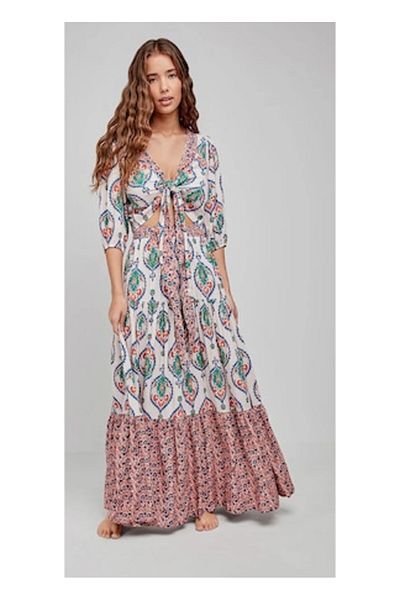 Gisela Compleu dama, Gisela, viscoza, alb, L/XL