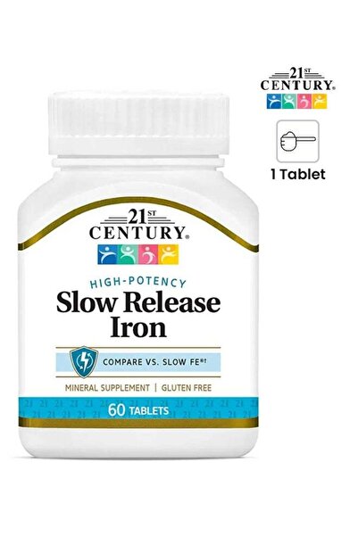 21st Century Slow Release Iron Mineral Supplement - 60 Tablets