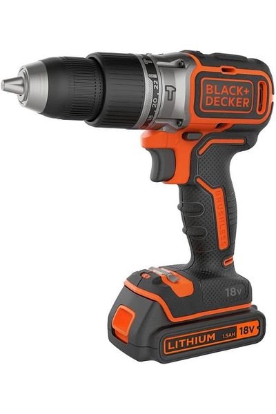 Black&Decker BLACK & DECKER 18V Drill Driver with 2x2.0 Ah Batteries | BCD383D2XK-QW