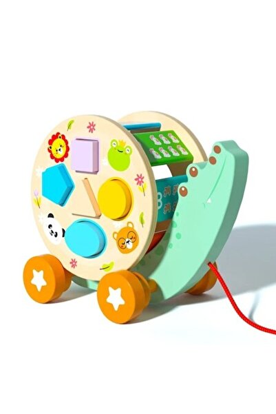 OEM Jucărie de sortat forme de crocodil cu forme geometrice