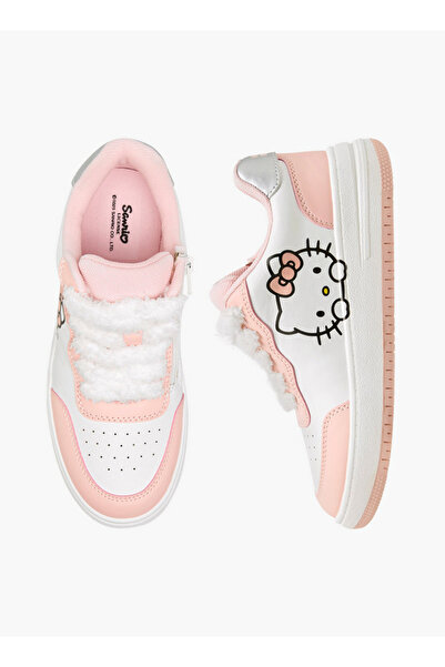 Hello Kitty Printed Lace-Up Sneakers