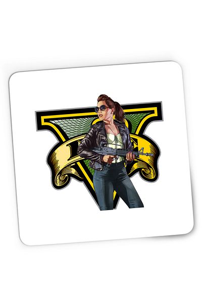 OEM Mousepad Gaming GTA Girl Minecraft, 21x19 cm
