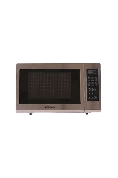 starway 30 Liter 1450W Electric Microwave Oven with Child Safety Lock and Digital Control Silver