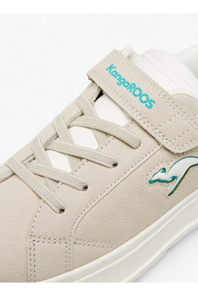 Kangaroos Girls' Solid Sports Shoes with Hook and Loop Closure
