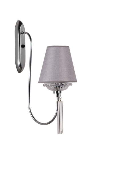 Lumexx KONTES KROM HASIR GRİ ABAJURLU APLİK