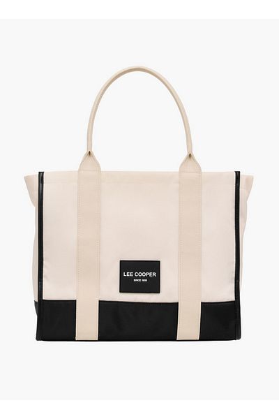 Lee Cooper Colourblock Tote Bag with Zip Closure