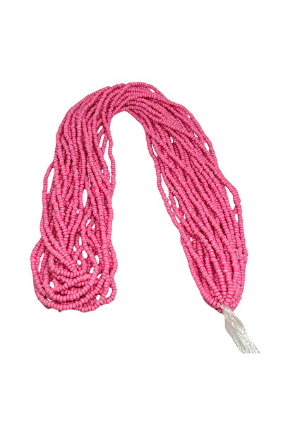 Bi hızlı Cam Kum Boncuk 11/0 Dizili Çek Boncuğu, Cezaevi Boncuğu, 2 mm Pembe