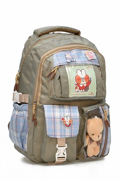 ELATAE Set of 4 Primary School Bags School Bag & Thermal Lunch Bag & Pen Holder & Water Bottle 1395