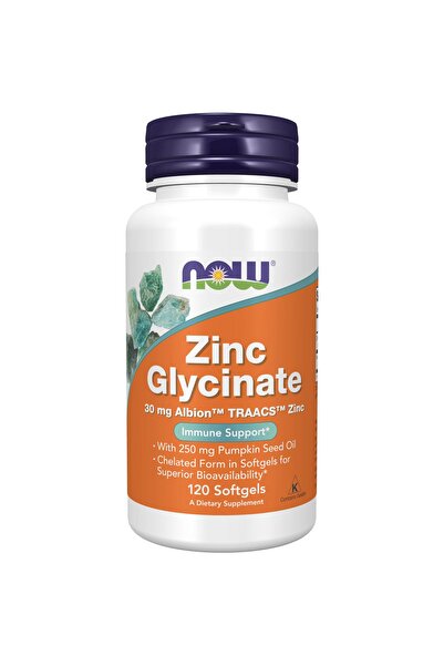 Now Zinc Glycinate 30Mg Softgels 120S