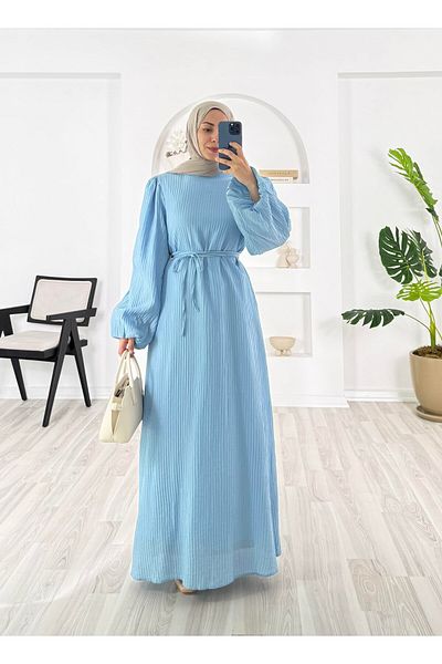 EFSUN MODA ΦΟΡΕΜΑ ΜΕ ΠΟΥΛΟΥΡΑ VRN ΠΟΛΥΕΣΤΕΡΙΚΟ ΥΦΑΣΜΑ ΦΩΛΙΑ - ΦΟΡΕΜΑ ΜΕ ΜΑΝΙΚΙ ΜΠΑΛΟΝΙ ΚΡΕΑΤΙΚΟ ΚΟΛΑΡΙ ΖΩΝΗ
