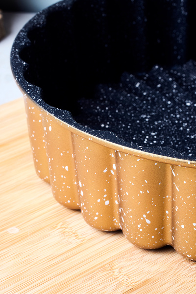 Perotti Cake Pro Casting Daisy Gold Tart Mold 26 cm