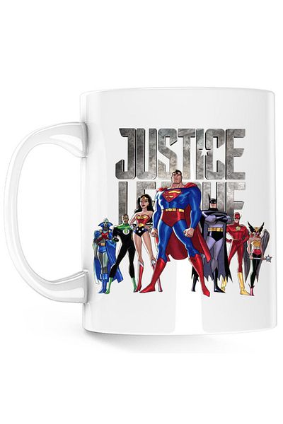 OEM Cana Superman Justice League Wonder Woman Batman Captain, alba, 330 ml