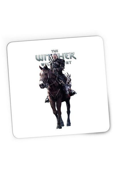 OEM Mousepad Gaming Witcher Horse Logo Gameplay Mythology, 21x19 см