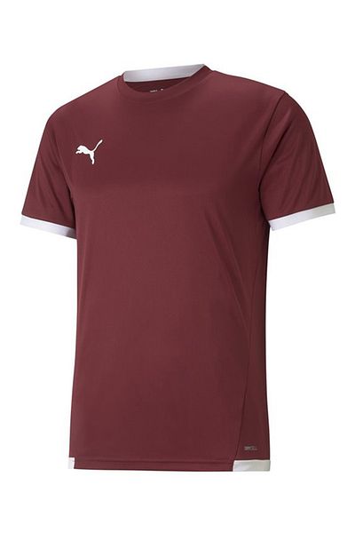 Puma Μπλουζάκι με στρογγυλή λαιμόκοψη από μαλακό υφασμάτινο αναπνεύσιμο ύφασμα Πολύχρωμο μπλουζάκι Τζέρσεϊ